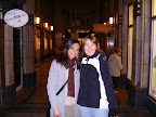 Eu e Heike no centro de Köln - 18/02/09