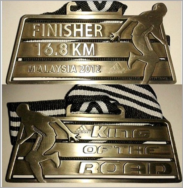 King Of The Road 2012 Medal