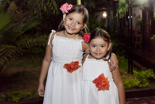 The adorable little ladies in their custom attire. The adorable little ladies in their custom attire.