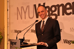 NYU Wagner Associate Dean Rogan Kersh addressing guests