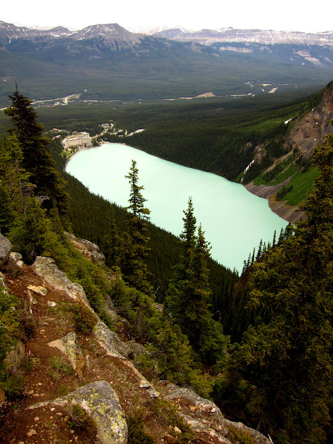 Lake Louise From Above