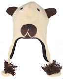 Fleece-lined Wool Hat Art No. 6305 Bear
