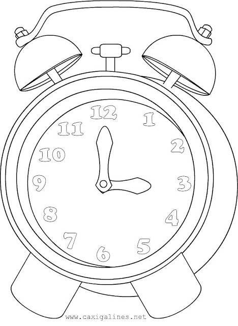 COLOREAR RELOJES DESPERTADOR