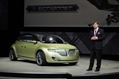 Detroit, January 12, 2009 -  James Farley, Group Vice President of Marketing and Communications, Ford Motor Company introducing the Lincoln C Concept at the North American International Auto Show.  