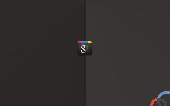 free google+ black wallpaper