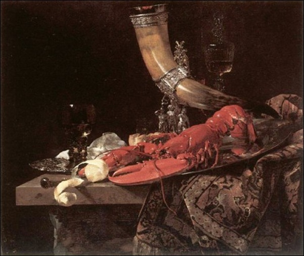 Wilhem Kallf, Nature morte au homard