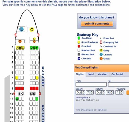 plane seating