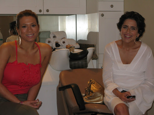 Makeup artist Daisy from Paul Labrecque and me.