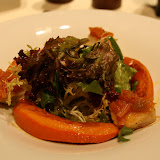 I order off the menu a pumpkin salad