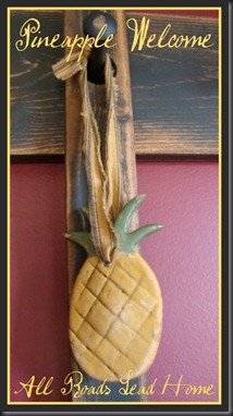 Hanging Pineapple Collage