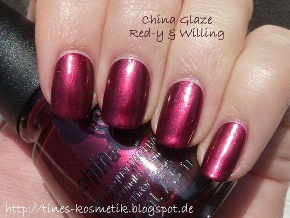 China Glaze Red-y & Willing 2