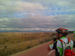 Juz y al fondo Colmenar Viejo. Y más al fondo la sierra madrileña.