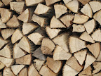 This beautiful split wood, unfortunately, came from beautiful stately trees knocked over by the tornado!  Did you know that a full stacked cord of wood should have a volume of 128 cubic feet (3.62 m3)?