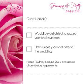 RSVP Card
