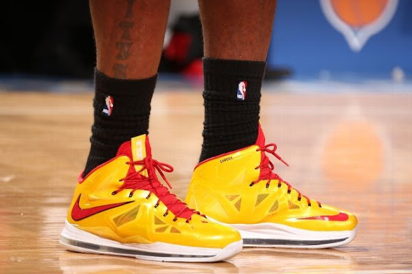 LeBron Debuts Two New Pairs at MSG 8211 Carmex iD 038 Grey PE