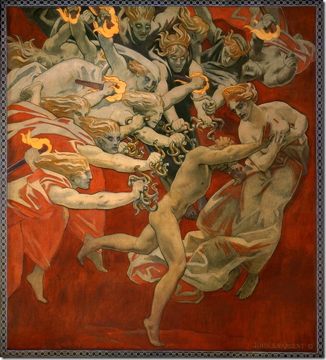 John Singer Sargent-Orestes Pursued by the Furies 1921