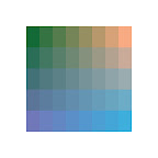 color palette 40, 2012, digital c-print (single edition), 40 x 40 in.