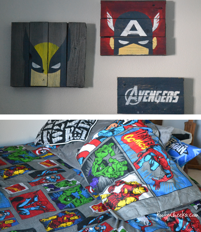 Avengers Super Hero Bedroom - Shared Boys Bedroom