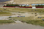 School kids relaxing
