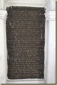 Francis Johnson Inscription