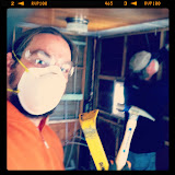 Stan and I take on the kitchen project.  Everything must go… and it did!