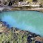 Baby Blue Water from Volcanic Minerals - Waimangu, New Zealand