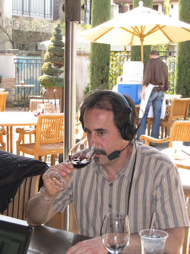 Jeffrey Stambor, director of winemaking for Beaulieu Vineyard, brought some wines for us to sample