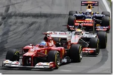 Alonso davanti a Hamilton e Vettel nel gran premio del Canada 2012