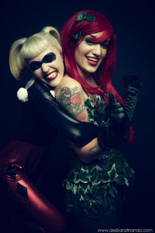 Harley-Quinn-poison-Ivy-arlequina-hera-venenosa-cosplay-desbaratinando (2) Harley-Quinn-poison-Ivy-arlequina-hera-venenosa-cosplay-desbaratinando (2)