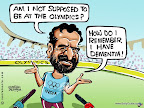 Olympics begins at London today, while an Indian court has refused to let Kalmadi represent India at the Olympics!