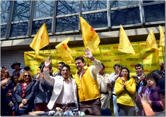 La Paz: Patzi se lanza por la Gobernación paceña #BoliviaVota