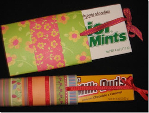 candy bar wrapper gift