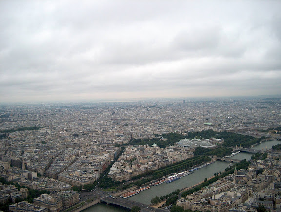 Panoramic view over Paris