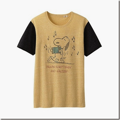 UNIQLO Man Peanuts Graphic Short Sleeve T-shirt Natural