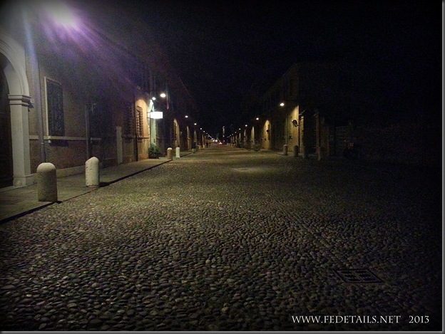 Corso Ercole I d'Este by night, photo1, Ferrara, Emilia Romagna, Italy - Property and  Copyrights of FEdetails.net