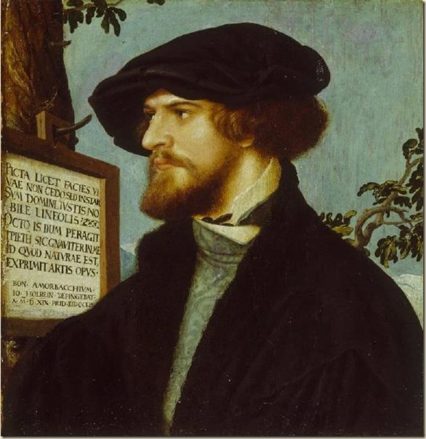 Holbein,  Portrait de jeune homme