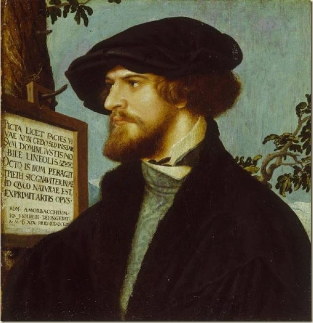 Holbein, Portrait de jeune homme Holbein, Portrait de jeune homme