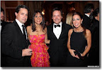 Eduardo Forrester, Natalia Rabecoff, Fernando Farré y Nathalie Stevens, participaron junto a la empresa que representan, Coty Argentina. Foto: Jorge Amado, Producción: Mirabaires.