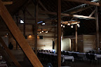 The upper floor looks like it can be set up for lots of different occasions.
