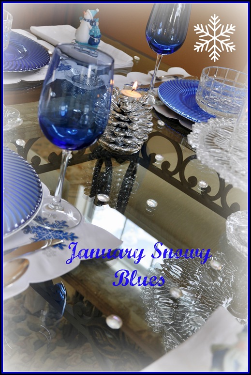Jan Icey Blue Snowmen Table 023 PM