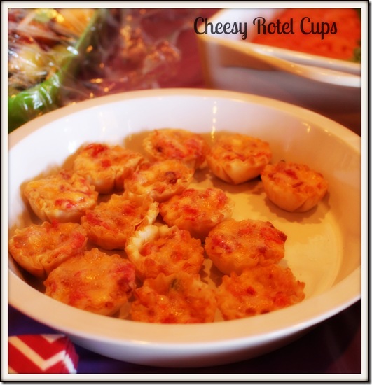 Cheesy Rotel Cups