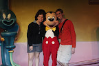 With Laura and Mickey Mouse