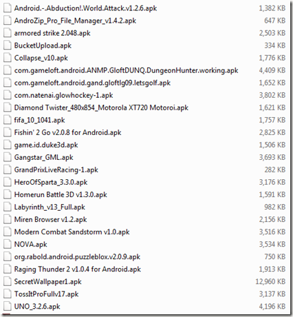 Apk files Apk files