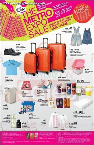metro luggage sale