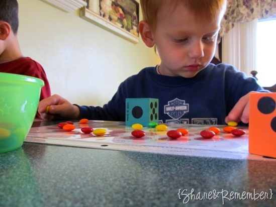 Roll A Rainbow Preschool Game