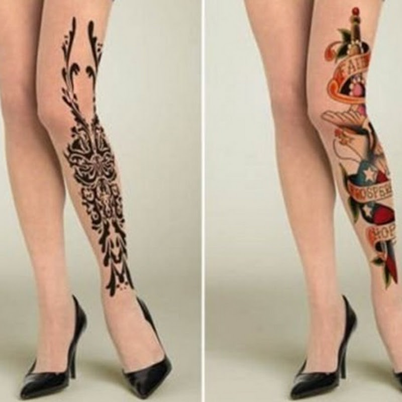 Καλτσοδέτες με τατουάζ