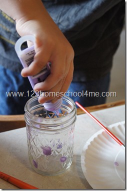 DIY glow in the dark jar