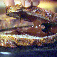Chocolate and Walnut Bread Panini