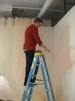 We took turns on the ladder, now it’s Michael’s turn!