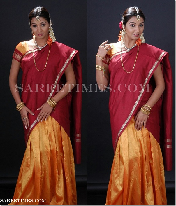 Siddhi_Half_Saree